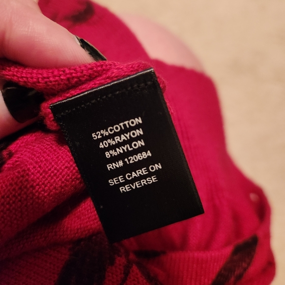 Red Sparrow Tattoo Cardigan M/L - Picture 4 of 8